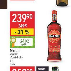 Globus Martini nabídka