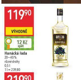 Globus Hanácká řada nabídka