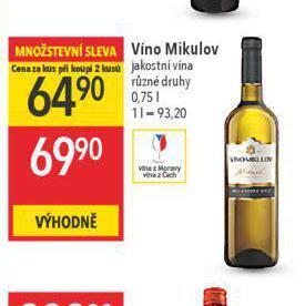 Globus Víno mikulov nabídka