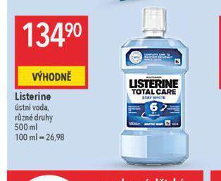 Globus Listerine ústní voda nabídka