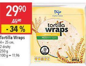 Globus Tortilla wraps nabídka