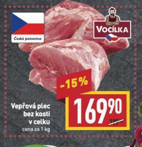 Billa Vepřová plec bez kosti nabídka