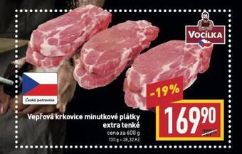 Billa Vepřová krkovice nabídka
