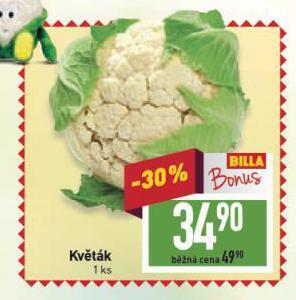 Billa Květák nabídka