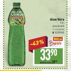 Billa Aloe vera nabídka