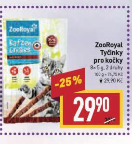 Billa Zooroyal tyčinky pro kočky nabídka