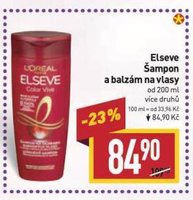 Billa Elseve šampon nabídka