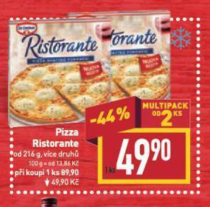 Billa Pizza ristorante nabídka