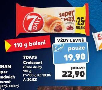 Kaufland 7days croissant nabídka