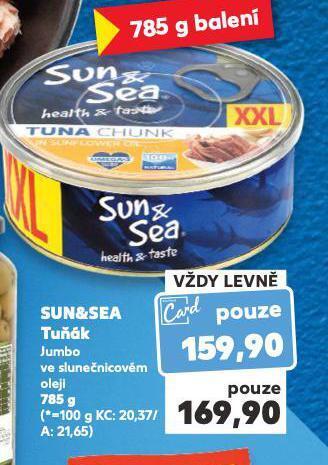Kaufland Sun&sea tuňák nabídka