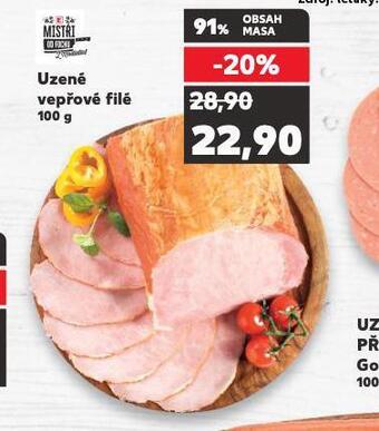 Kaufland Uzené vepřové filé nabídka