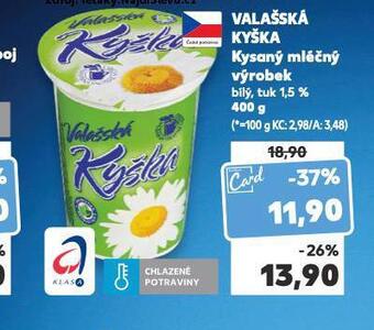 Valašská kyška kysaný mléčný výrobek