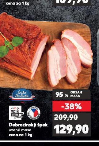 Kaufland Debrecínský špek nabídka