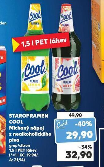 Kaufland Pivo staropramen cool nealko nabídka