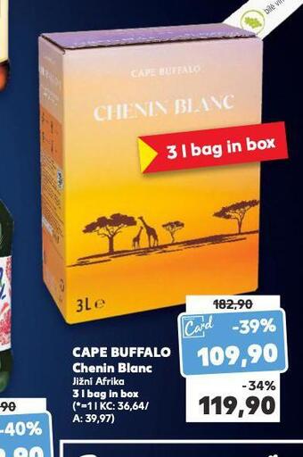 Kaufland Cape buffalo chenin blanc nabídka