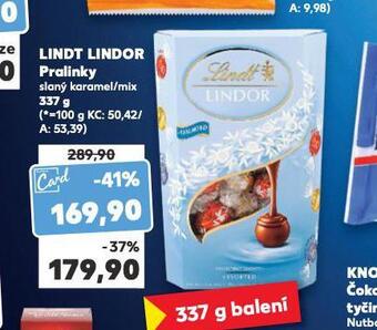 Kaufland Lindt lindor pralinky nabídka