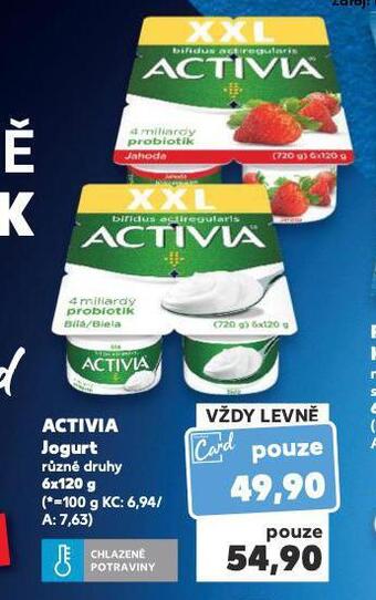Kaufland Activia jogurt nabídka