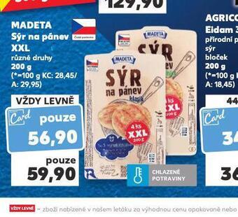 Kaufland Madeta sýr na pánev xxl nabídka