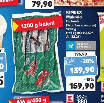 Kaufland Kimbex makrela nabídka