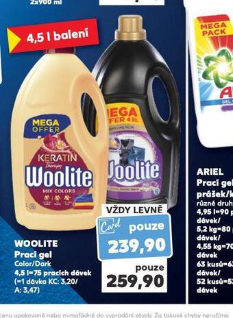 Woolite prací gel
