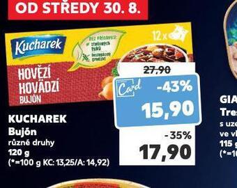 Kaufland Kucharek bujon nabídka
