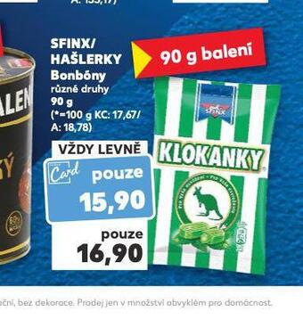 Sfinx / hašlerky bonbony