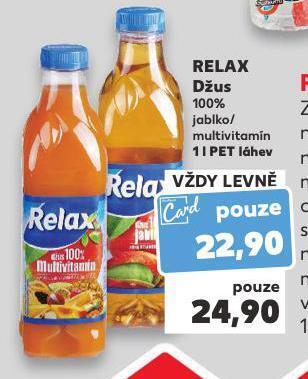 Kaufland Relax džus nabídka