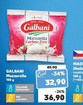 Kaufland Galbani mozzarella nabídka