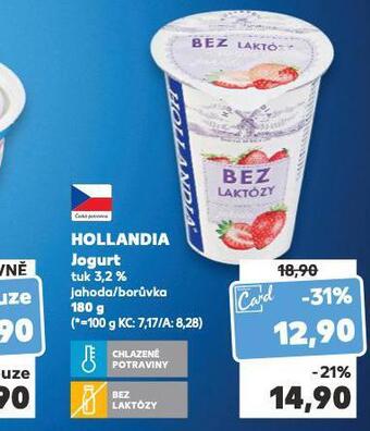 Kaufland Hollandia jogurt nabídka