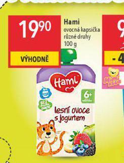 Globus Hami ovocná kapsička nabídka