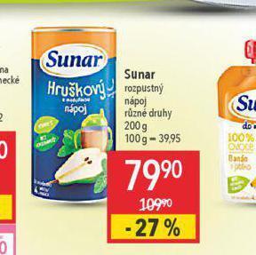 Globus Sunar instantní nápoj nabídka