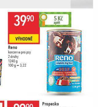Globus Reno konzerva pro psy nabídka