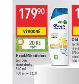 Globus Head & shoulders šampon nabídka