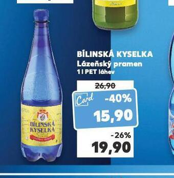 Kaufland Bílinská kyselka nabídka