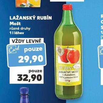 Kaufland Lažanský rubín mošt nabídka