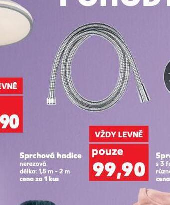 Kaufland Sprchová hadice nabídka