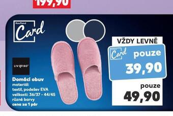 Kaufland Domácí obuv nabídka