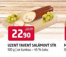 Terno Uzený tavený salámový sýr nabídka