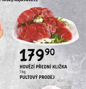 Terno Hovězí přední kližka nabídka