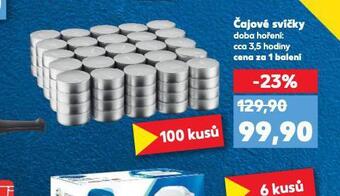 Kaufland Čajové svíčky nabídka