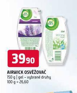 Terno Airwick osvěžovač vzduchu nabídka