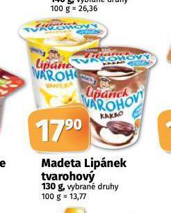 Coop Madeta lipánek nabídka