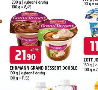 Terno Ehrmann grand dessert nabídka