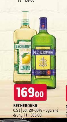 Terno Becherovka nabídka