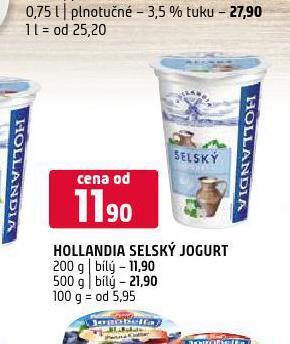 Terno Hollandia selský jogurt nabídka