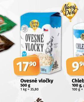 Coop Ovesné vločky nabídka