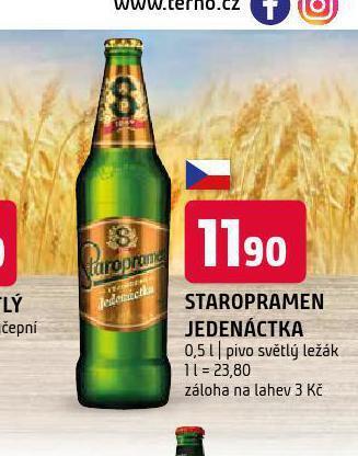 Terno Pivo staropramen nabídka