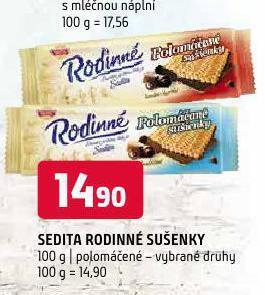 Terno Sedita rodinné sušenky nabídka