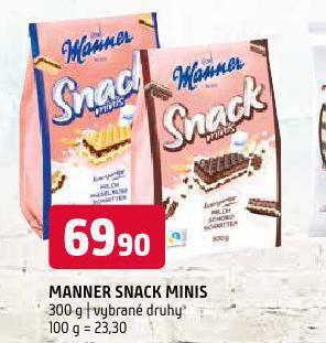 Terno Manner snack minis nabídka