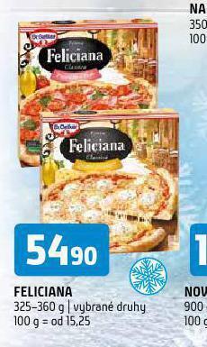Terno Feliciana pizza nabídka
